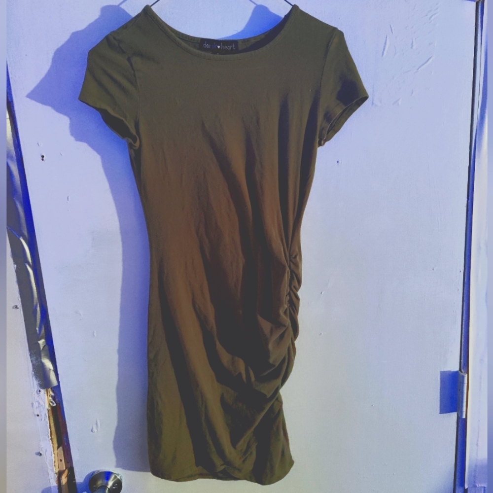 Ruched Bodycon Mini Dress